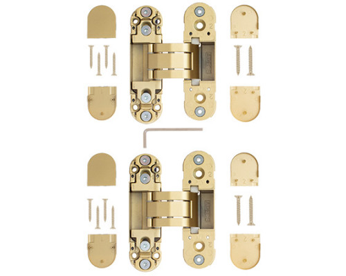 Петля врезная скрытой установки Apecs 110*30-3D-Z-GMS (R15) Петля врезная скрытой установки Apecs 110*30-3D-Z-GMS (R15)