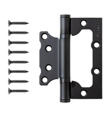 Петля накладная Apecs Infinity 100*79*2.5-PS2-Steel-BLM