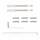 Ручки дверные H-04026-A-NIS/CR (Spindle 105) (B2В)