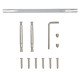 Ручки дверные Avers H-14026-P-NIS/CR (Spindle 130) (B2B)