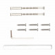 Ручки дверные H-04083-A-BLM (Spindle 105) (B2В)