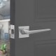 Ручки дверные Code Deco Slim H-30133-A-CR