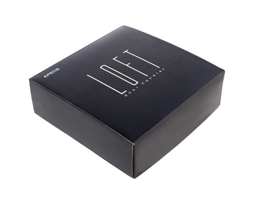 Ручки дверные Apecs LOFT H-55139-INOX-BLM Ручки дверные Apecs LOFT H-55139-INOX-BLM