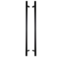 Ручки-скобы Apecs Square HC-0902-40*20/1000-INOX/304-BLM (Q45)