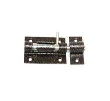 Засов универсальный Делга с круглым ригелем (ант.серебро)