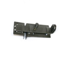 Задвижка дверная Киров ЗД-04(серебро) проушины