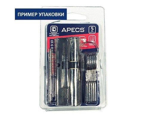 Цилиндровый механизм Apecs SM-85(35/50)-NI (блистер) Цилиндровый механизм Apecs SM-85(35/50)-NI (блистер)
