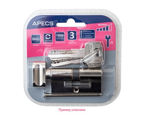 Цилиндровый механизм Apecs SM-70-C-G (блистер)