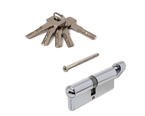 Цилиндровый механизм Avers ZM-90(40/50C)-C-CR (блистер)