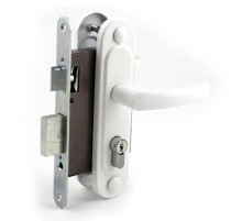 Замок врезной Омега-ЗВ7.02 (белый)