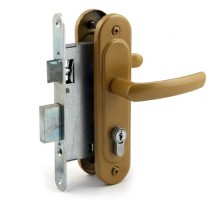 Замок врезной Омега-ЗВ7.02 (золото)