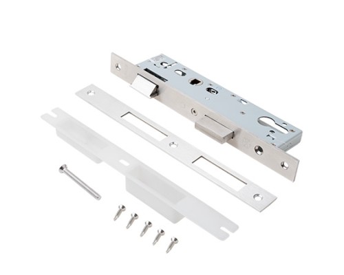 Замок врезной противопожарный Apecs 7400-35-INOX