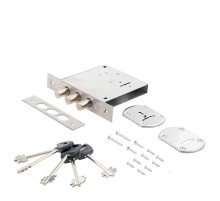 Замок врезной сувальдный Avers R34/S6-CR (5 keys, shank 50mm)