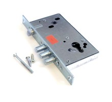 Замок врез. ReX.1.2 (аналог 1.03.25) под цилиндр цинк, 3 стержня ф12мм, защелка, ф16мм