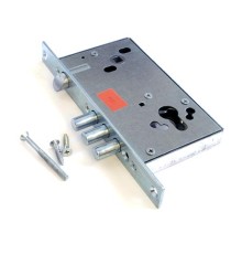 Замок врез. ReX.1.2 (аналог 1.03.25) под цилиндр цинк, 3 стержня ф12мм, защелка, ф16мм