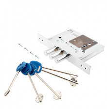 Замок врезной сувальдный KALE KILIT 257L-BS60-CP-L5KEY-(w/o SP, w/o Ros)-PB (75ММ) 257L0000035