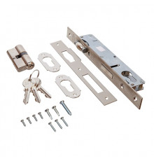 Замок врезной KALE KILIT 155-BS20-R-23NP-GNC62-3KEY-(SP,Ros)-STB 15520000007