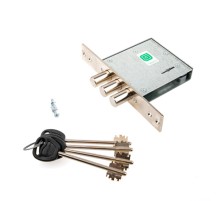 Замок врезной ГАРДИАН-3001-4кл дл.кл.(ЗК303Н-01)