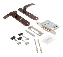 Замок врезной 84301-ЗВ9-8/13 (медь)