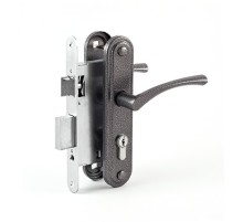 Замок врезной Омега-ЗВ7 (серебро)