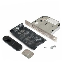 Замок врез. Гранит 1.06.21 КМА никель, сувальдный стержни 4 шт. диаметр 18мм