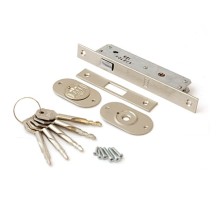 Замок врезной KALE KILIT 201F-BS20-NI-5KEY-(SP, Ros)-STB 201F0000002