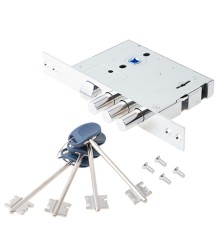 Замок врезной сувальдный T-32/S6-CR (w/o BP, w/o DP, 4 keys, shank 75mm) (B2B)