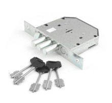 Замок врез. RеХ. 3.8 (аналог 1.06.40) сувальдный, 3 стержня ф18мм, задвижка, защёлка, лев.