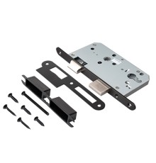 Замок врезной противопожарный Apecs 8300-INOX-BLM (B2B)