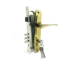 Замок врезной Зенит-ЗВ4-85.3 (золото-лак)