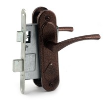 Замок врезной Омега-ЗВ9.2-01(ЗВ9ПР) (медь)