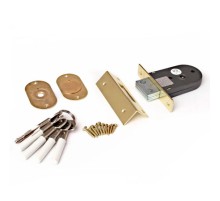 Замок врезной Apecs 90-K-G