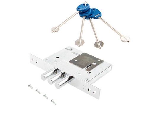 Замок врезной сувальдный KALE KILIT 257L-BS60-CP-L4KEY-(w/o SP, w/o Ros)-PB (75ММ) 257L0000040 Замок врезной сувальдный KALE KILIT 257L-BS60-CP-L4KEY-(w/o SP, w/o Ros)-PB (75ММ) 257L0000040