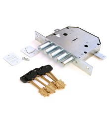 Замок врез. RеХ. 3.2 (аналог 1.06.02) 6-ти сувальдный, 5 стержней ф 18 мм, тяги, 5 кл.