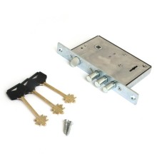 Замок врез RеХ.1.7 (аналог 1.04.27) сувальдный цинк, 3 стержня ф 12 м