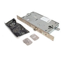 Замок врез. РУБИН 1.08.46  никель, сувальдный стержни 4 шт. диаметр 18мм тяги под фалевую ручку