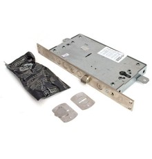 Замок врез. РУБИН 1.08.46  никель, сувальдный стержни 4 шт. диаметр 18мм тяги под фалевую ручку