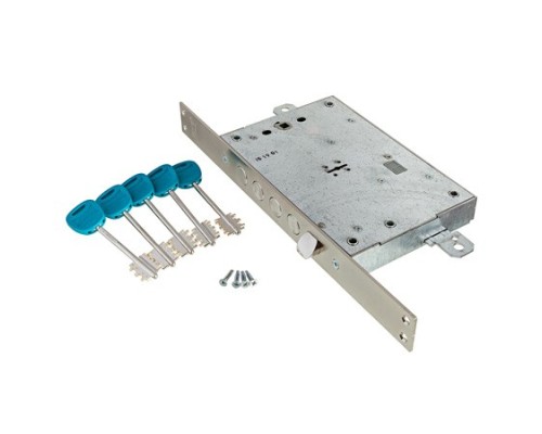 Замок врезной сувальдный KALE KILIT 452L-85BS63-CP-5KEY-(w/o SP, w/o Ros)-WB 452L0000002 Замок врезной сувальдный KALE KILIT 452L-85BS63-CP-5KEY-(w/o SP, w/o Ros)-WB 452L0000002