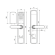 Замок электронный Apecs Smart SL-252-60.85/8001-BLM (TTLock, WiFi, FP)