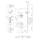 Замок электронный Apecs Smart SL-252-60.85/8001-BLM (TTLock, WiFi, FP)