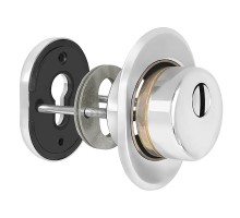 Броненакладка Fuaro (Фуаро) DEF.CRE/OV-set.9726 (DEF 9726) M6x90 врезная с чашкой CP-8 хром