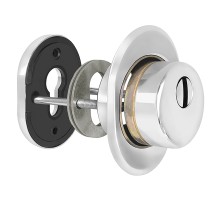 Броненакладка Fuaro (Фуаро) DEF.CRE/OV-set.9726 (DEF 9726) M6x90 врезная с чашкой CP-8 хром