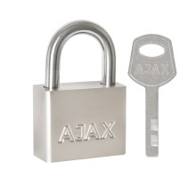 Замок Ajax (Аякс) навесной PD-3040 (PD-30-40) 3 fin key /блистер