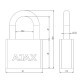Замок Ajax (Аякс) навесной PD-3050 (PD-30-50) 3 fin key /блистер