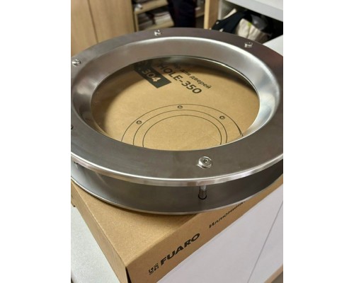 Иллюминатор Fuaro (Фуаро) для дверей PORTHOLE-350 INOX 304, диаметр 350 мм