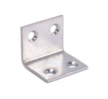 Уголок skobis (СКОБИС) мебельный 25 (25x25x30x2) цинк белый