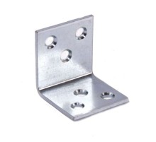 Уголок skobis (СКОБИС) мебельный 30x30 (30х30х30х2) цинк белый