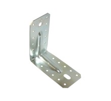 Уголок крепежный усиленный 125х125х65х1,8 цинк Уголок крепежный усиленный 125х125х65х1,8 цинк