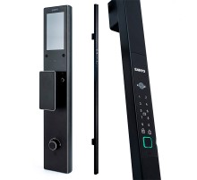 Электронный замок Sanyo D501 Tuya DM70 с WiFi, ручка скоба 1800 мм, черный