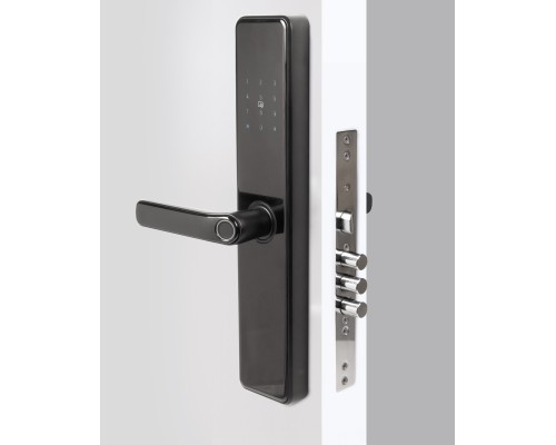 Ручка-полуавтомат Fuaro (Фуаро) для замка врезного полуатоматического SLS-01.60.85 S/A TTL, черная